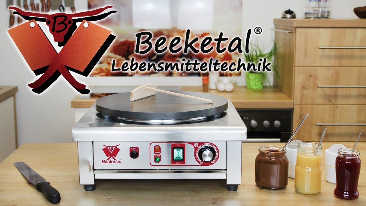 Beeketal Gastro Crepesplatte Crepesmaker