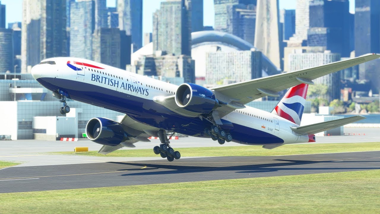 Dangerous Airport Impossible Landing!! Most Scariest  Landing Boeing 777 at Newark Airport