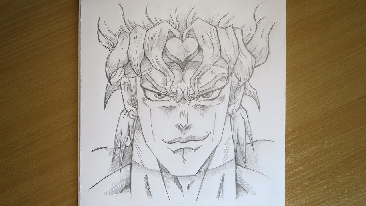 How to Draw Dio Brando | JoJo's Bizarre Adventure | Step By Step Drawing Tutorial