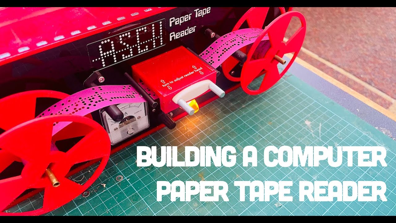 DIY ASCII Paper Tape Reader
