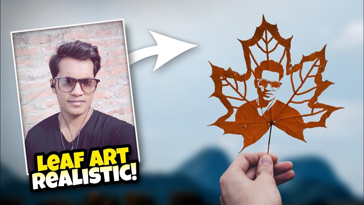 Leaf Cutting Art Photo Editing in Picsart – Viral Leaf Effect | Skay Studios Hindi Tutorial