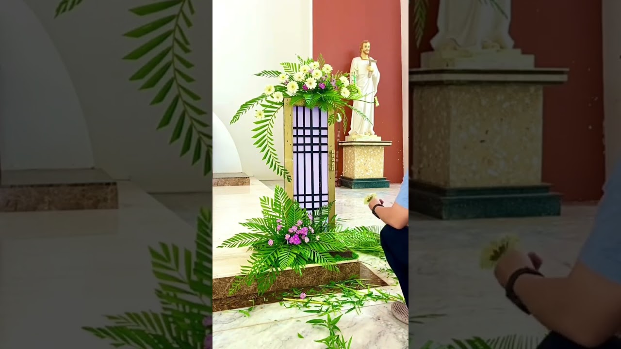 Mẫu hoa bàn thờ