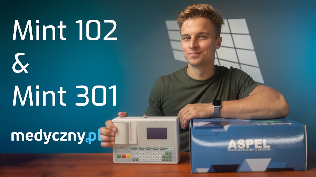 Por&oacute;wnanie Aparat&oacute;w EKG Mint 102 i 301 polskiej firmy Aspel (4K)