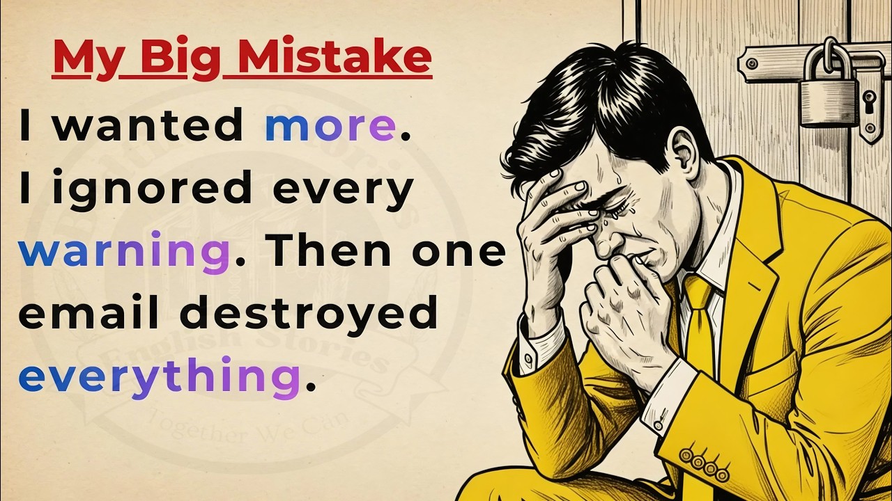 Learn English through Stories Level 3 🔥 My Big Mistake | English Listening Practice