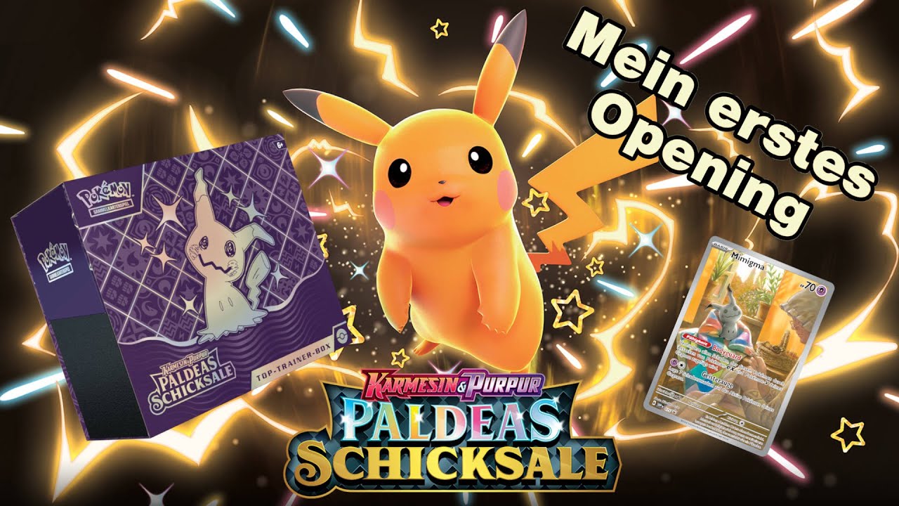Mein ERSTES Pokémon OPENING! GÖNNT die neue Paldeas Schicksale Top-Trainer-Box wirklich SO GUT?