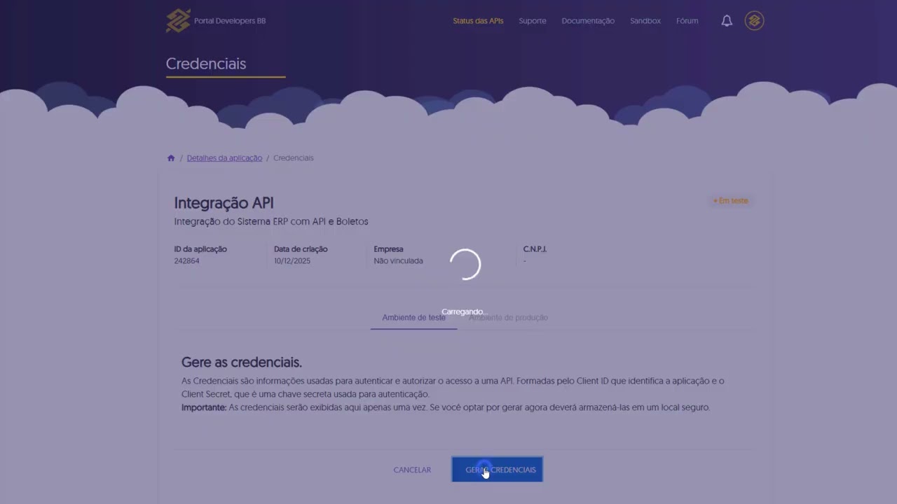 Integração Boleto Banco do Brasil