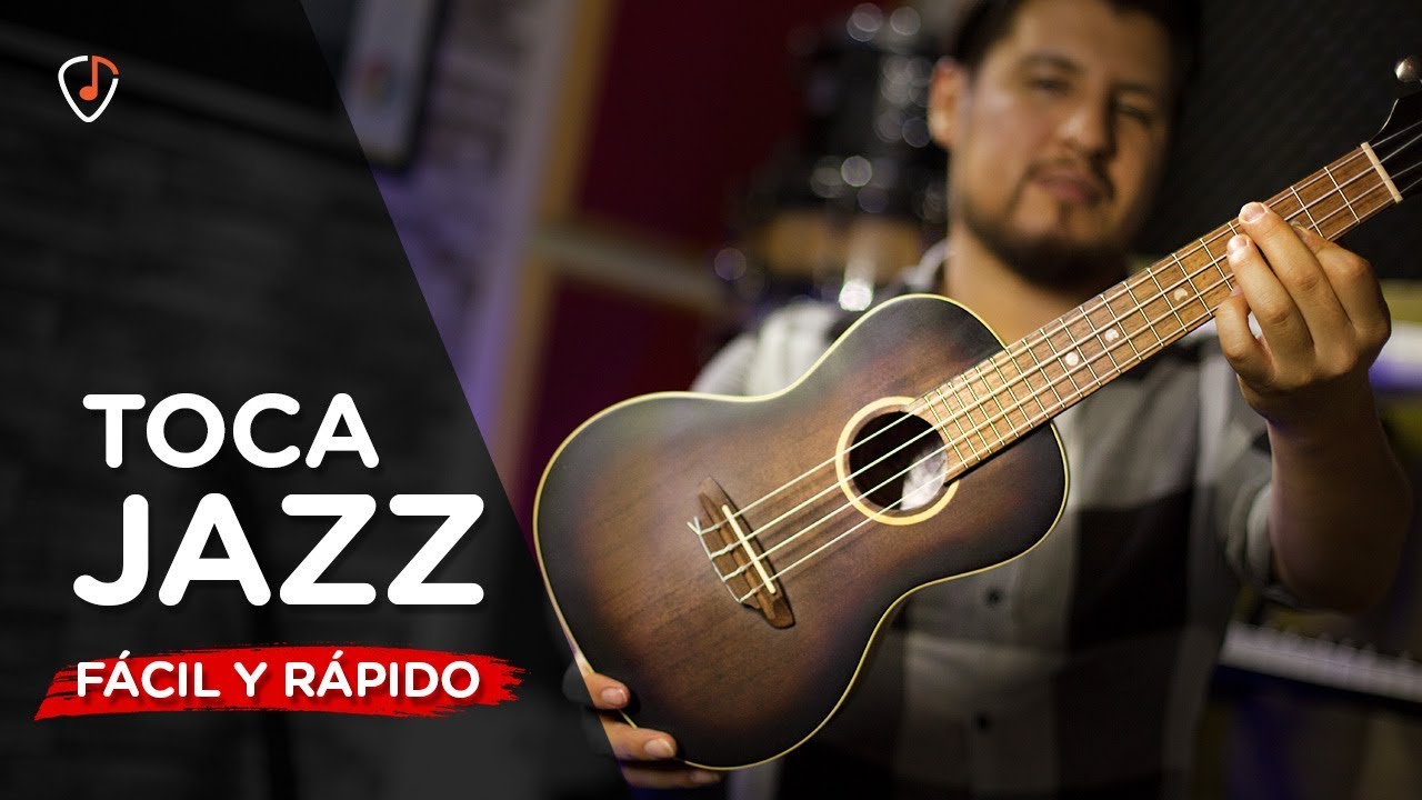 Aprende a TOCAR JAZZ en el UKULELE en 9 MINUTOS | MUY FÁCIL - Progresión ii - V - I
