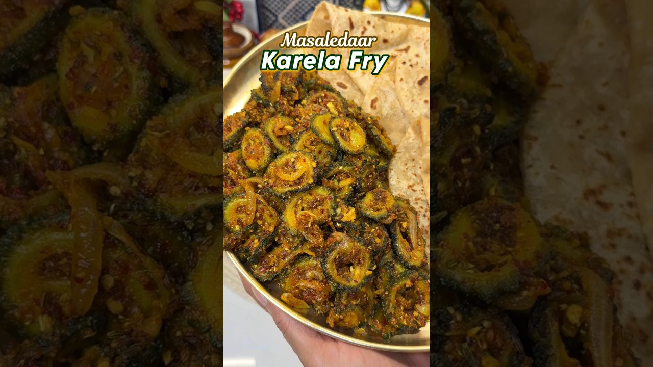 Masala Karela Fry - Best Masaledaar Karela sabzi ever #karela #karelafry #masala #sabzi