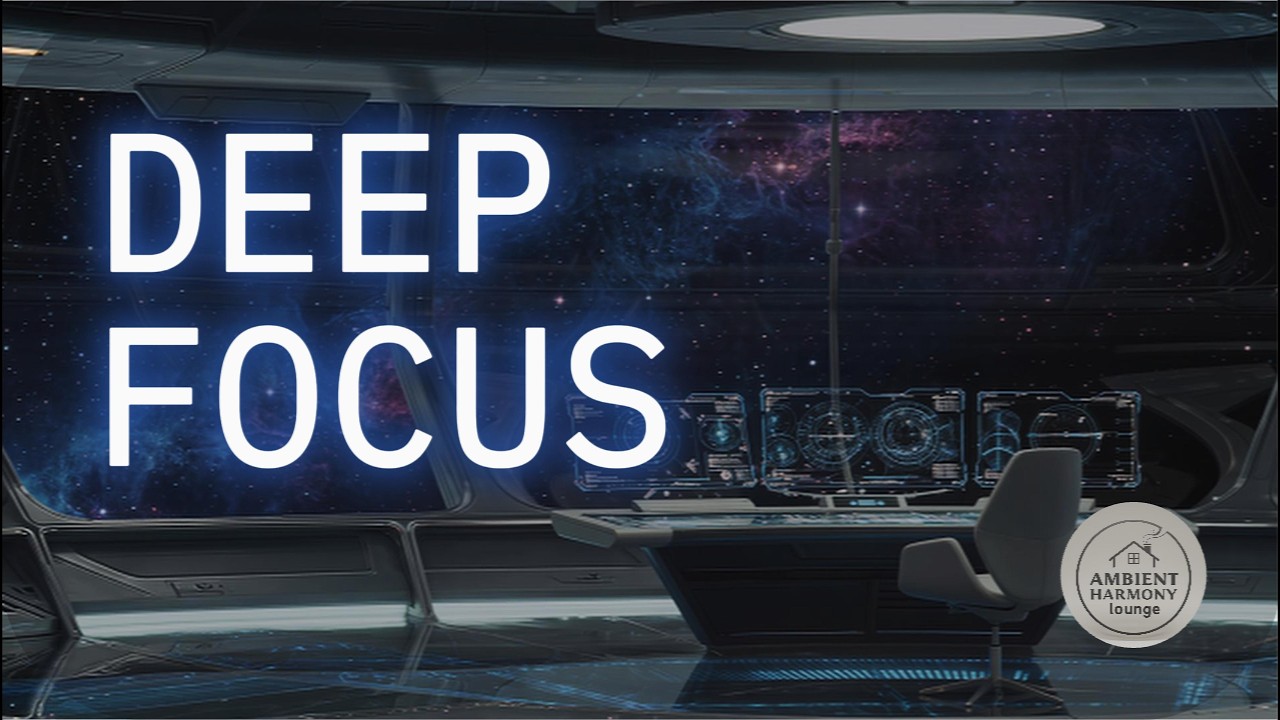 Deep Space Coding Station 🚀 1 Hour Ultra Focus Soundscape | Spaceship White Noise & Ambient