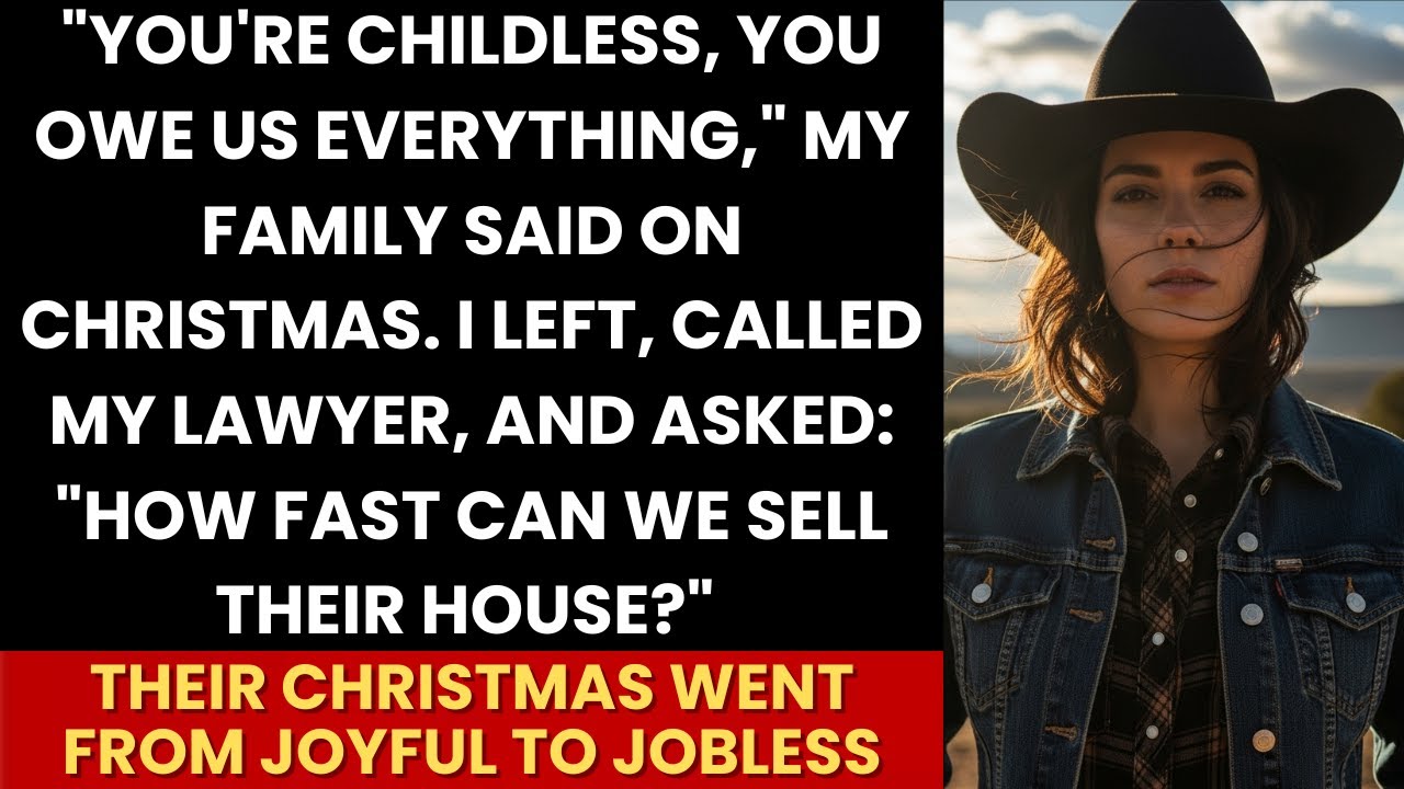 “You’re Childless, You Owe Us Everything,” My Family Said — I Sold Their House Instead