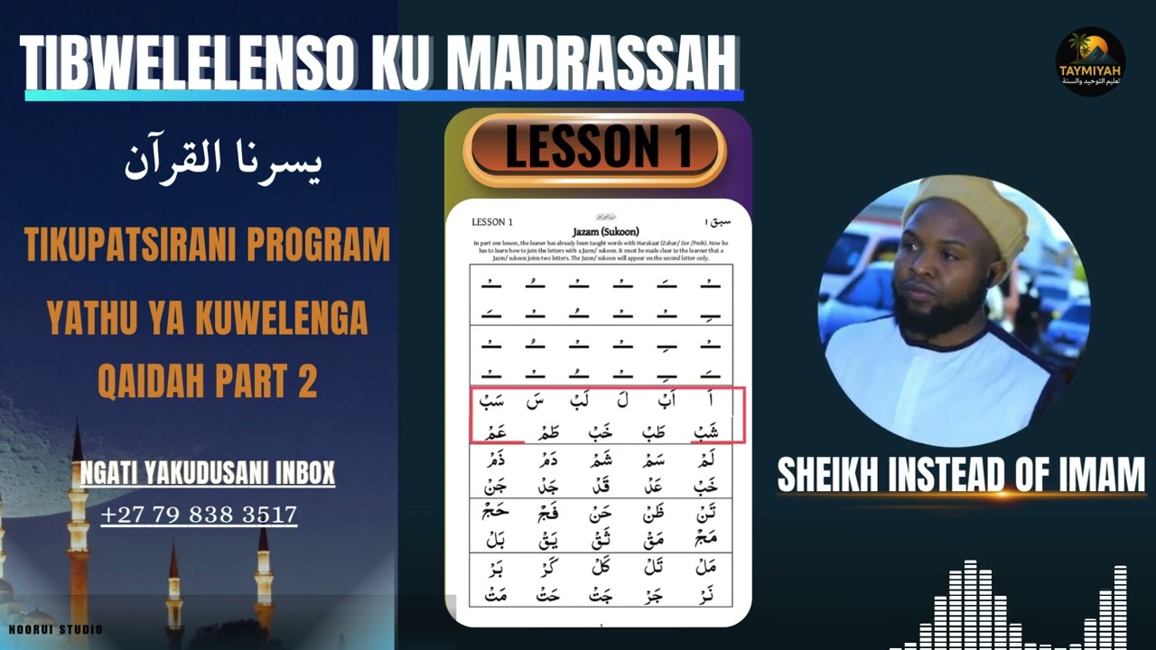 TIBWELELENSO KU MADRASSAH 