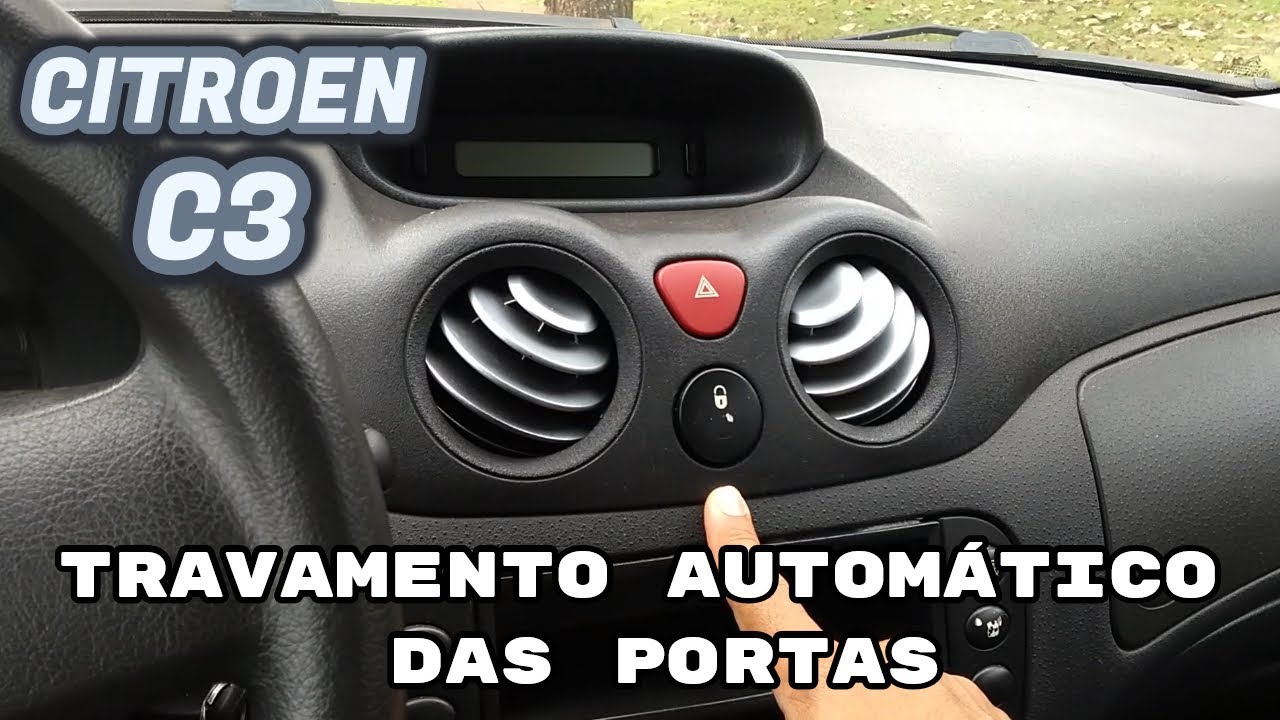TRAVAMENTO AUTOMÁTICO das PORTAS do C3. Mais dica bônus no final.