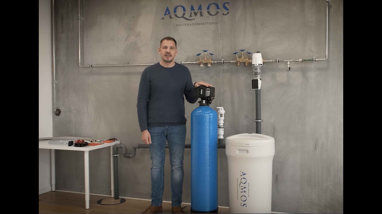 Installation Wasserenthärtungsanlage AQMOS BMX-Serie