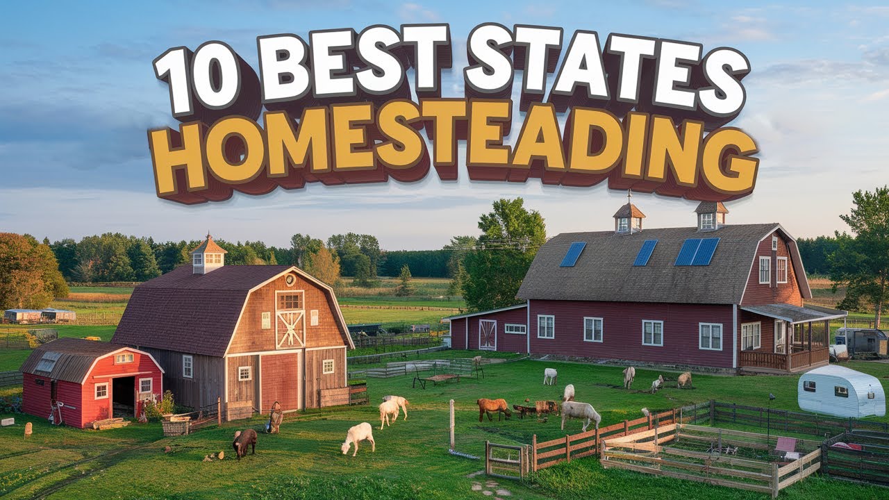 Living Off Grid - 10 Best States for Homesteading