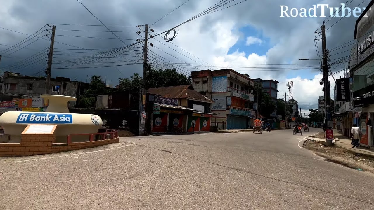 How's The Hard Lockdown Looks Like in Sylhet City | July 2021 | Khadimpara to Town | Road Tuber