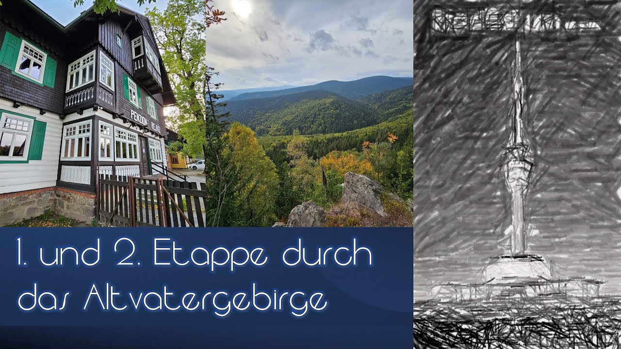 1.  und 2. Etappe durchs Altvatergebirge