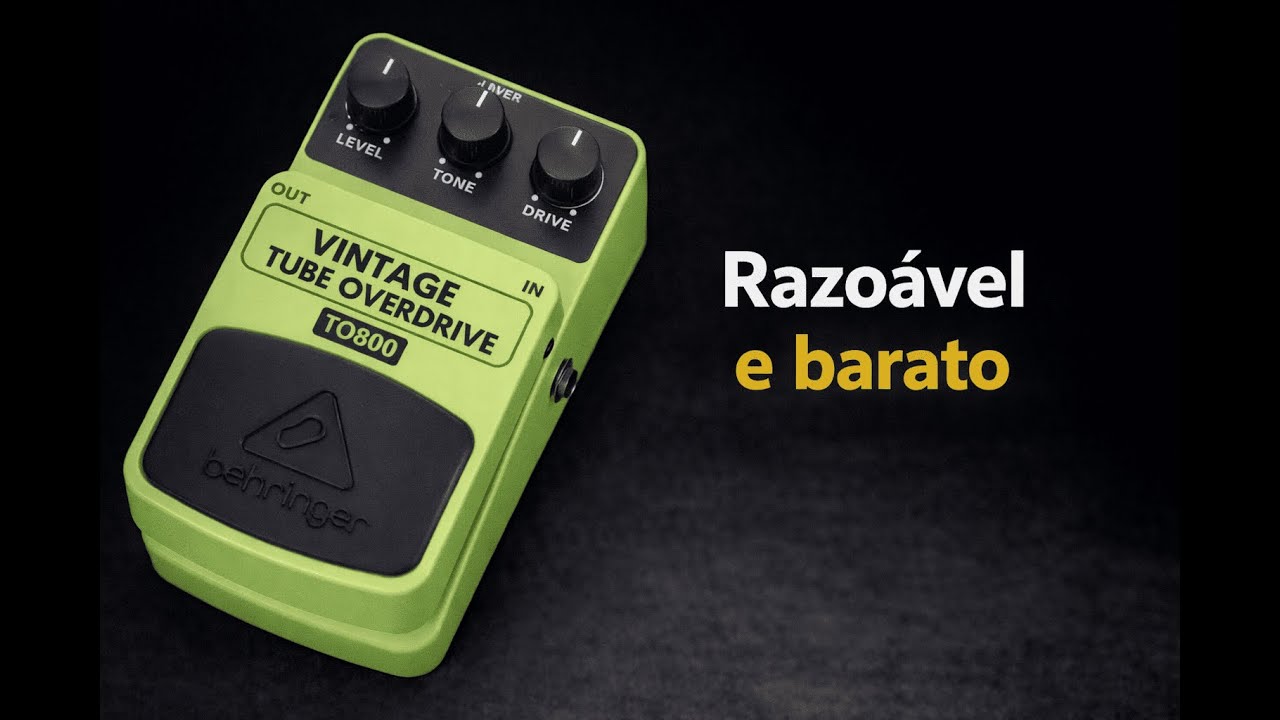 Behringer TO800 | Razoável e barato | Pedal vs expectativas #pedal 12