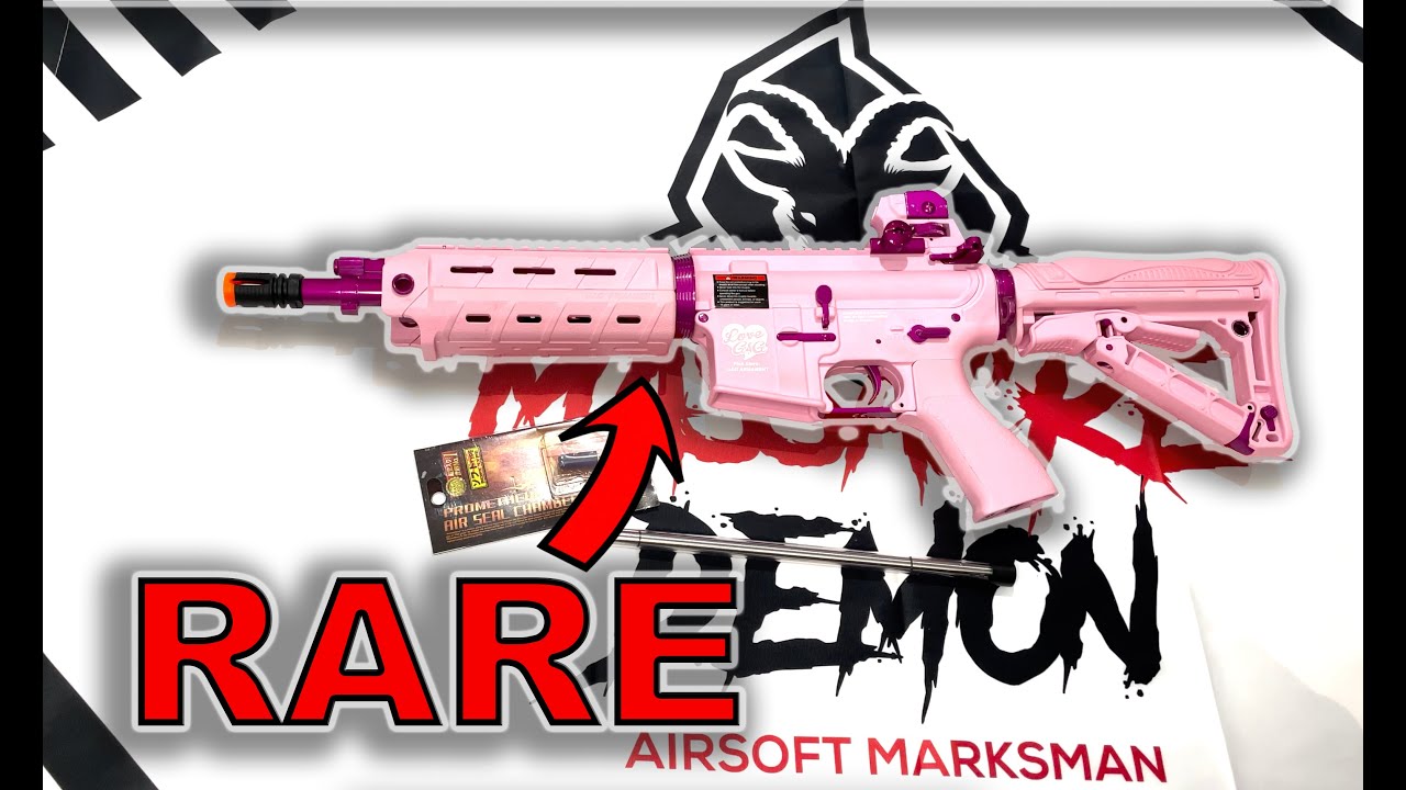 RARE & Discontinued Pink Airsoft rifle / AEG tight bore Barrel and Prometheus bucking installation