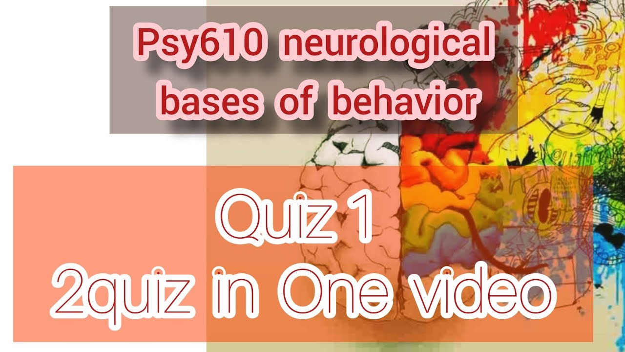 PSY610 Neurological Bases of Behavior Quiz 1 || psy610 quiz 1 solved 2022 || Live attempt 2022