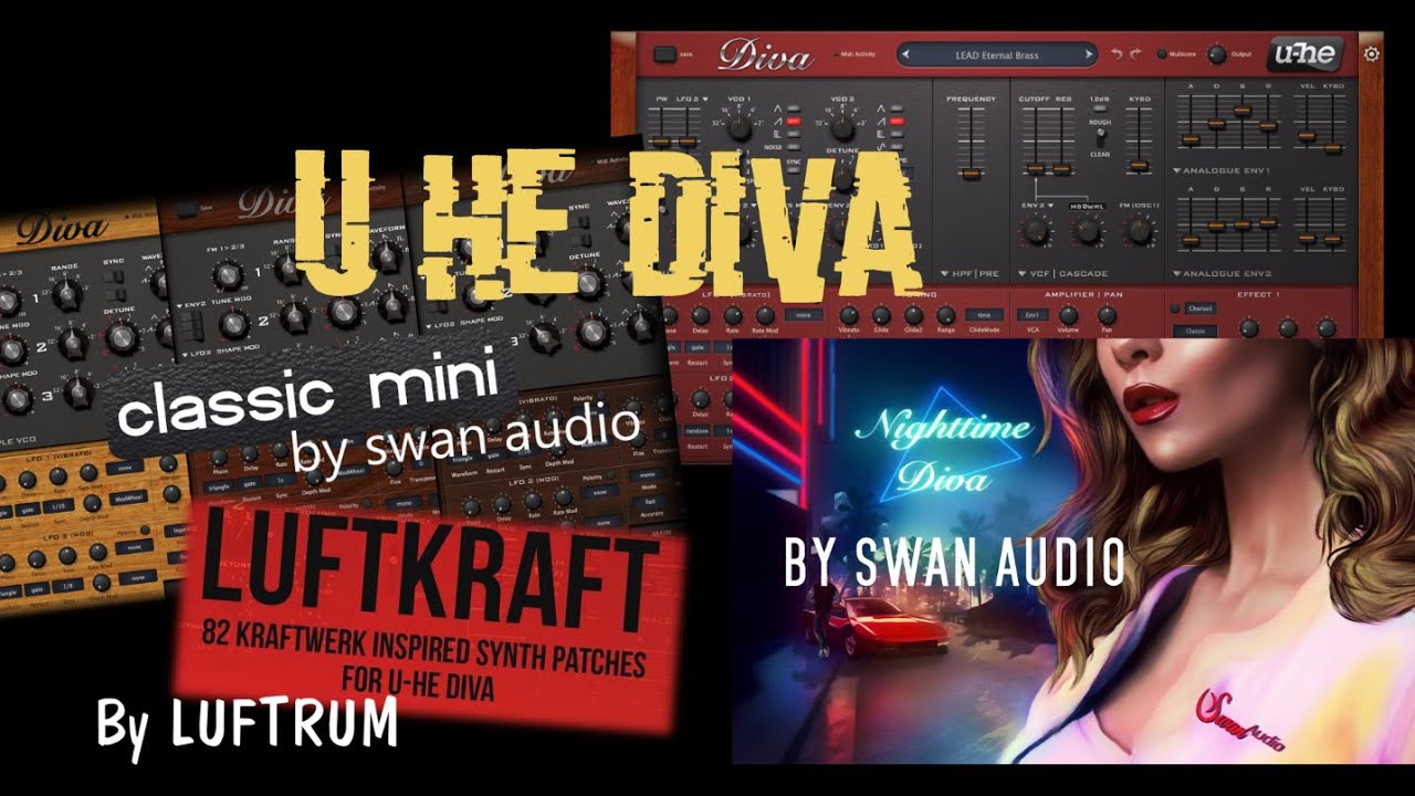 U-HE Diva Best Sounds - Swan Audio & Luftrum  [no talking]
