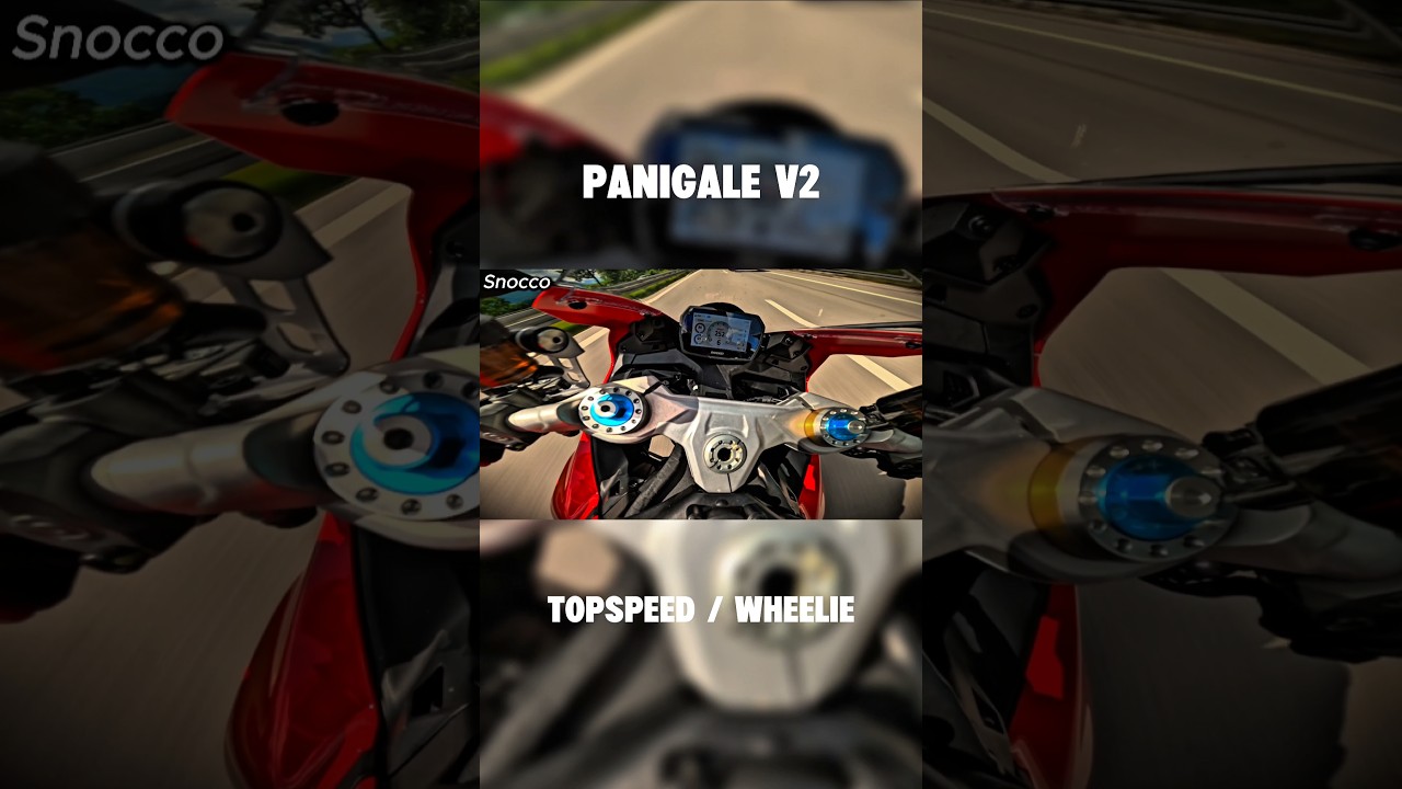 Ducati Panigale V2S Topspeed 2025 / Sound