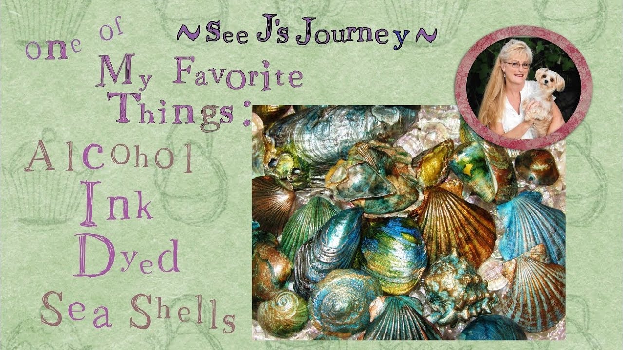 Fantastic Alcohol Ink Dyed Sea Shells