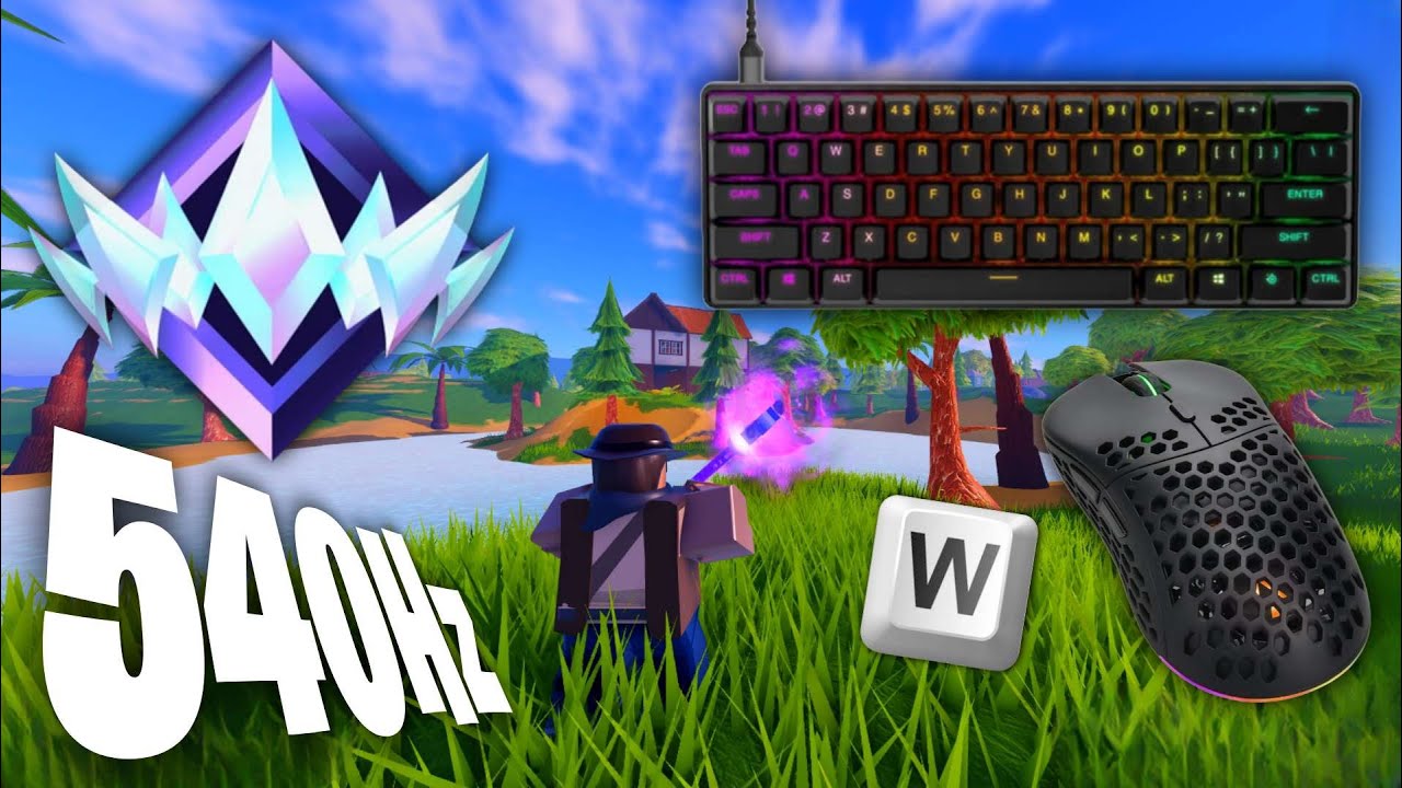 Tropical Royale Satisfying Keyboard ASMR 😴 INSANE Solo W-Key Unreal Ranked Gameplay 🏆 360 FPS 4K