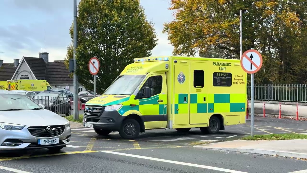 Ambulance responding out of Dooradoyle Ambulance Station Limerick