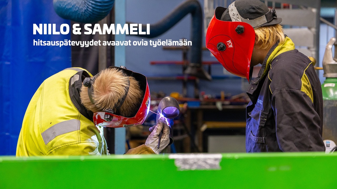 Niilo ja Sammeli: hitsauspätevyydet avaavat ovia työelämään