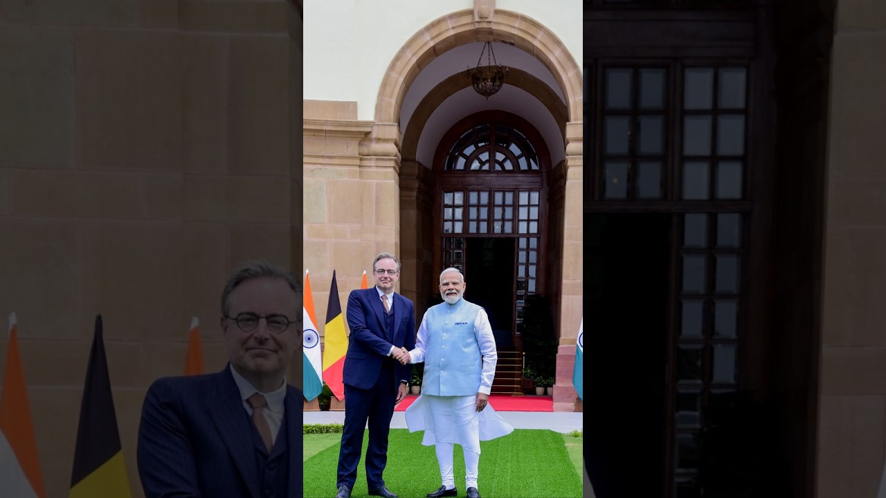 Modi Meets Belgian PM Bart De Wever