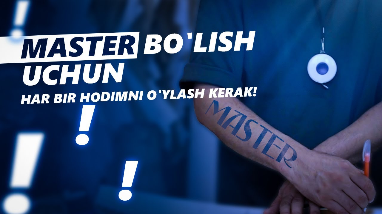 Master bo'lish uchun har bir hodimni o'ylash kerak! | Fayz-M textile
