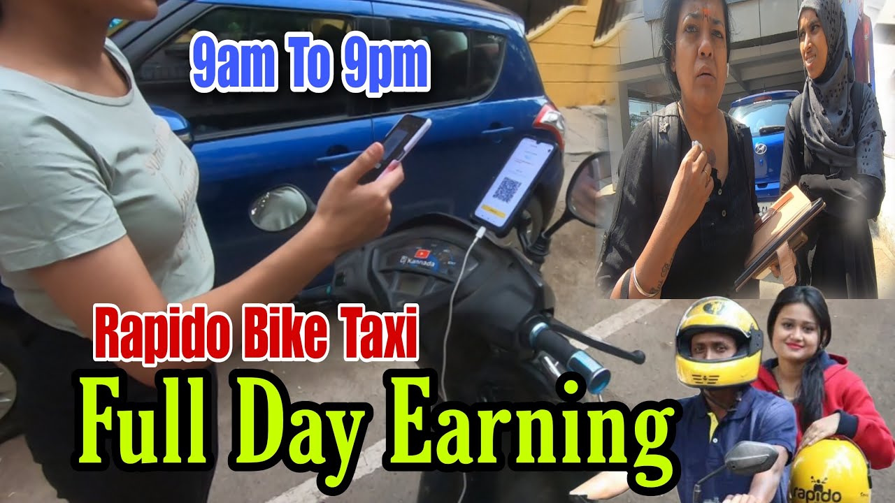 ಬೈಕ್ ಟ್ಯಾಕ್ಸಿ ಯಾಕ್ ಬೇಕು ಅಂತ ಅಂತ್ತಾರೆ ಗೊತಾಯತ್ತು..? | Rapido Bike Taxi Full Day Earning | Bike Taxi