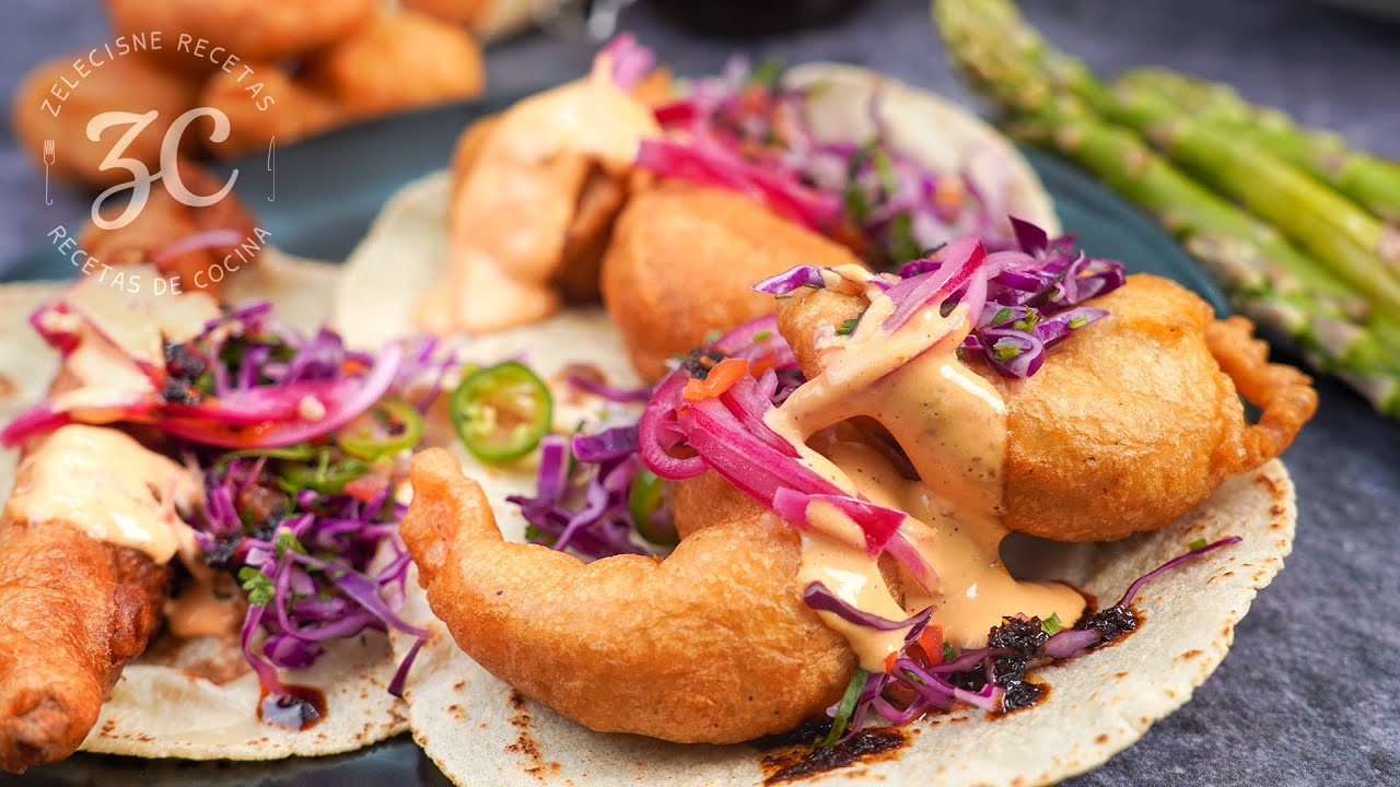 TACOS de CAMARON y PESCADO Estilo ENSENADA | CRUJIENTES y PERFECTOS 🍤🐟 Rebosados
