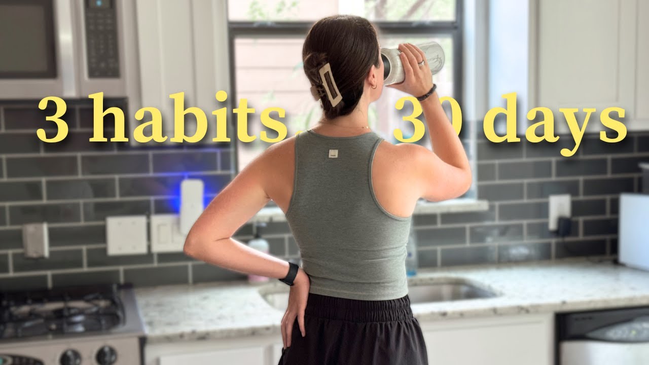 Try these 3 wellness habits for just 30 days and watch how much your life improves
