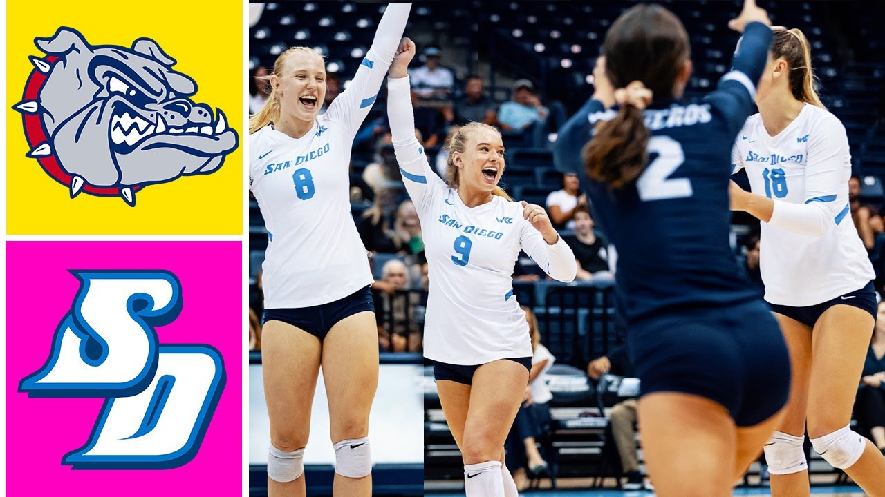 #4 San Diego vs Gonzaga | NCAA Women Volleyball Sep 29, 2022