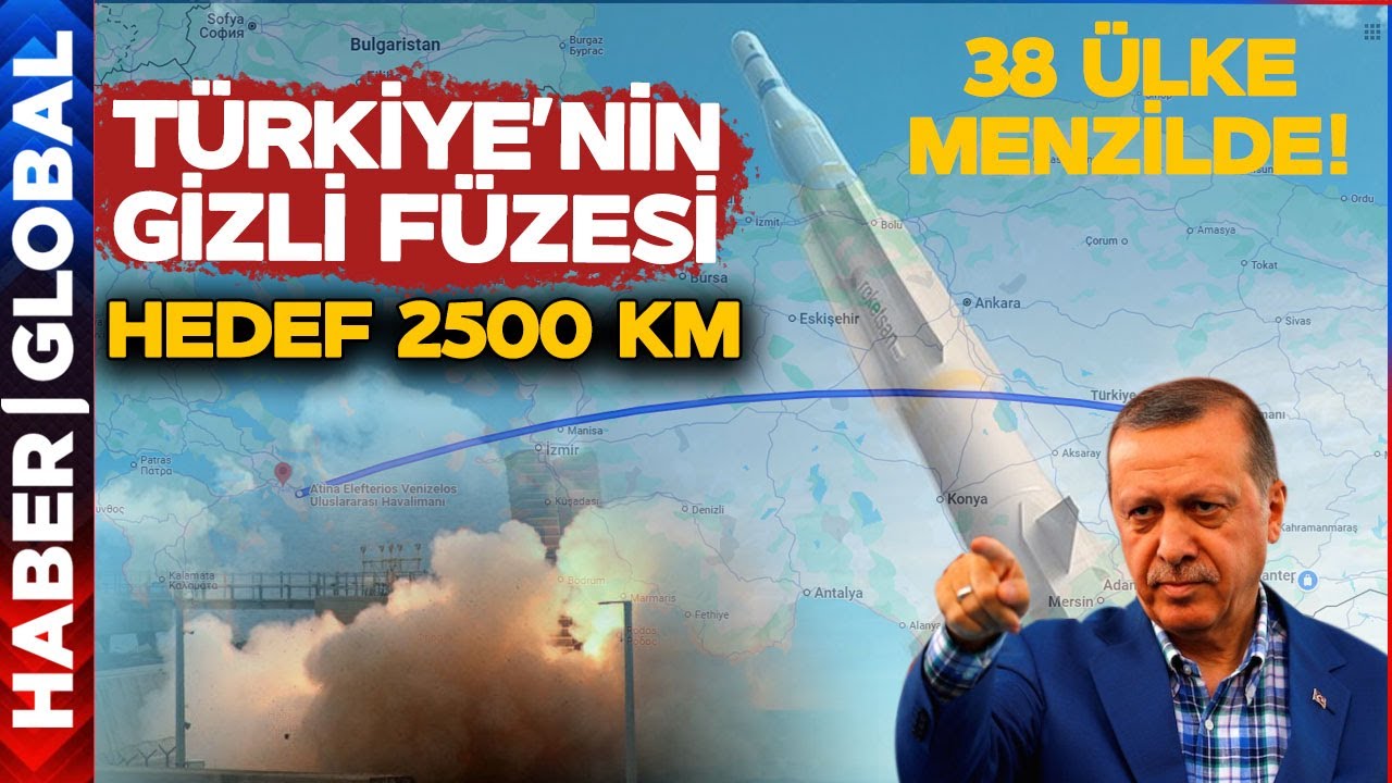 Yunanistan'ın Korkulu Rüyası Cenk, Tayfun, Bora! Hedef 2.500 KM! Türkiye'nin Milli Füze Programı