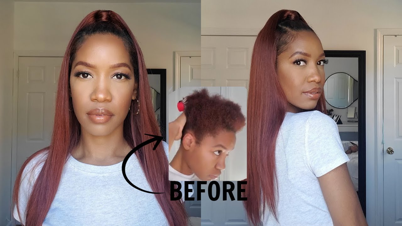 HOW TO DO A HALF UP HALF DOWN ON VERY SHORT HAIR