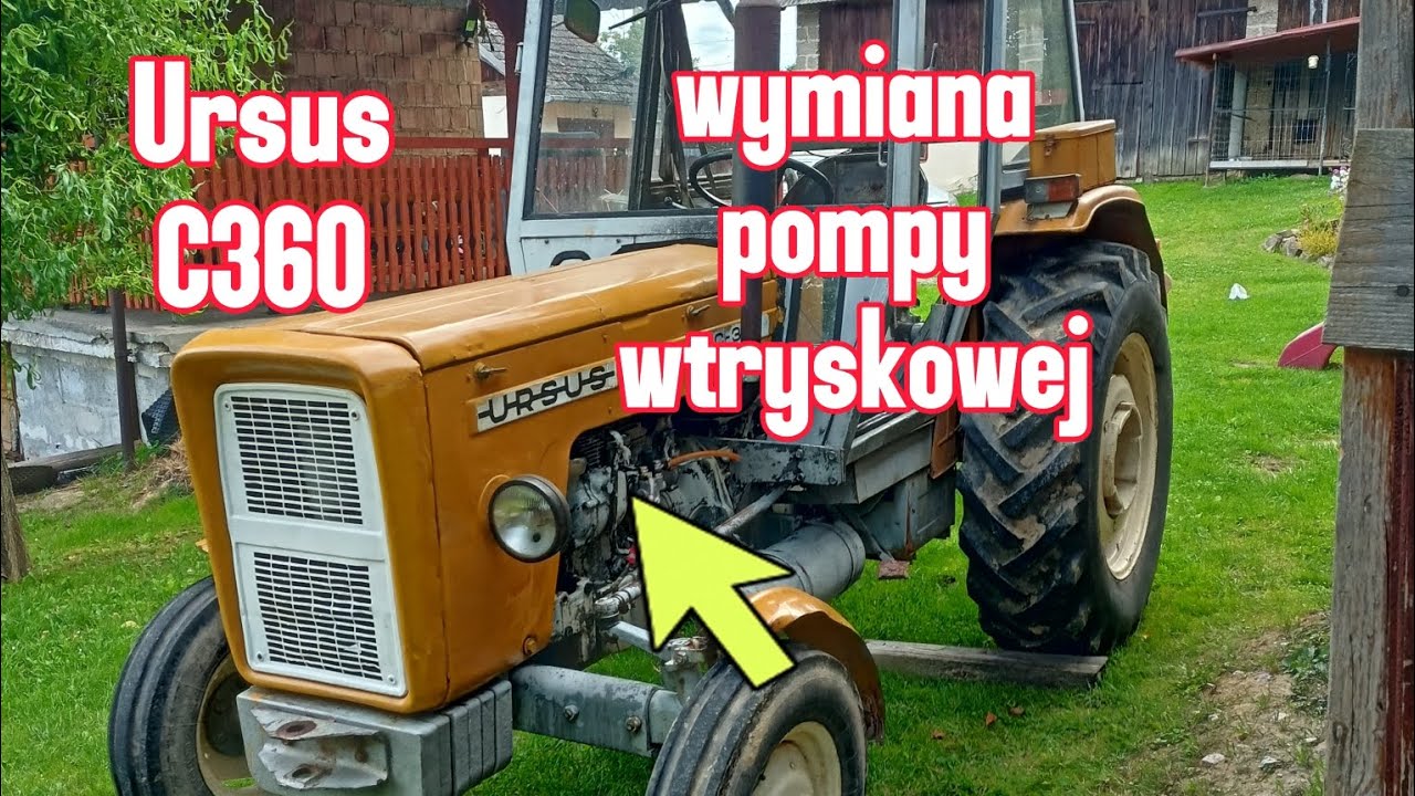 Ursus C360 wymiana pompy wtryskowej i ustawienie kąta wtrysku