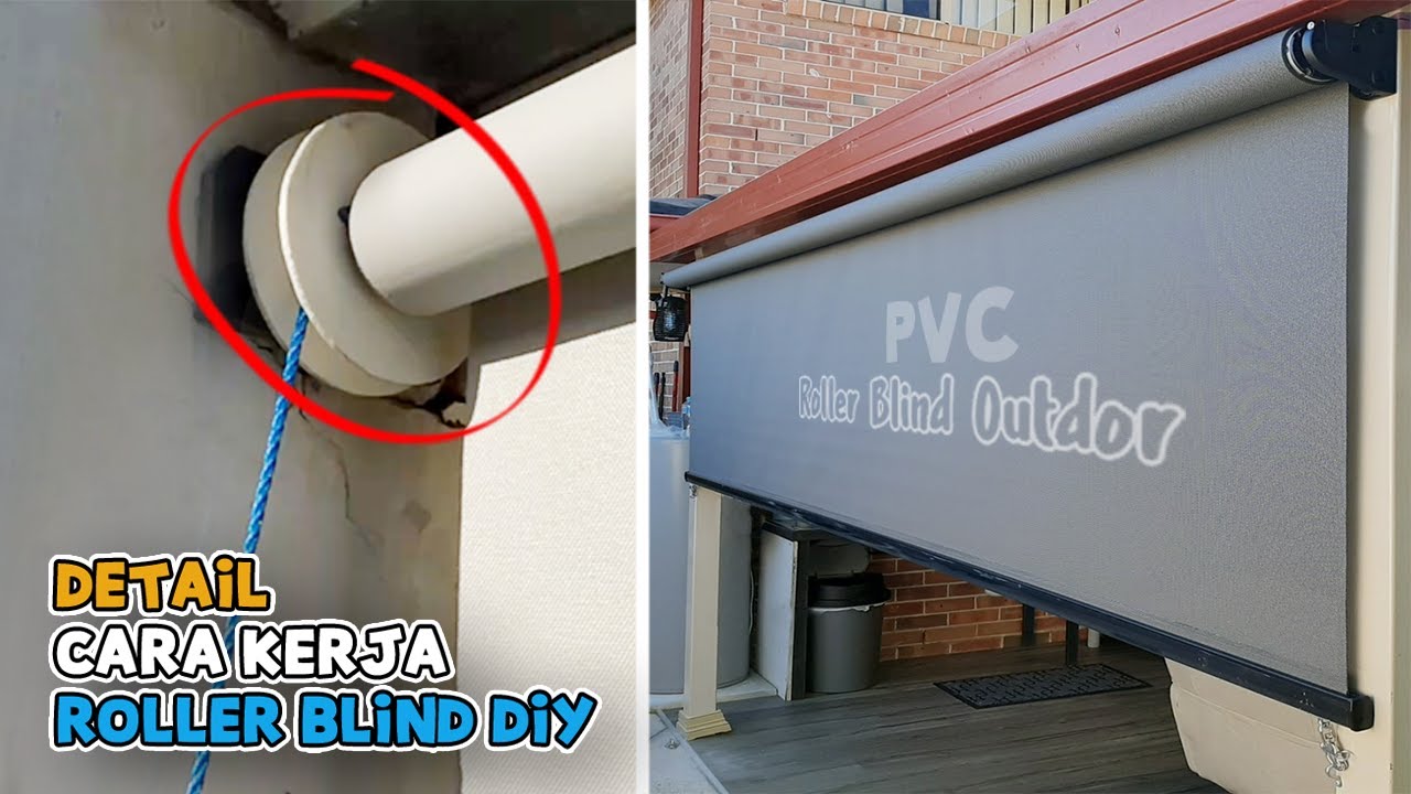 Roller Blind Outdor Dari Pipa Paralon || Penjelasan Lengkap dan Cara Kerjanya
