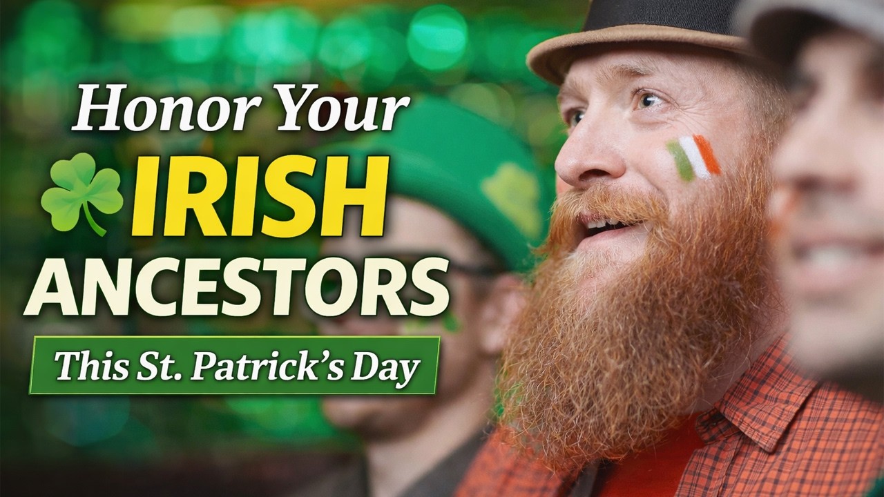 AF-1251: Honor Your Irish Ancestors This St. Patrick’s Day | Ancestral Findings Podcast