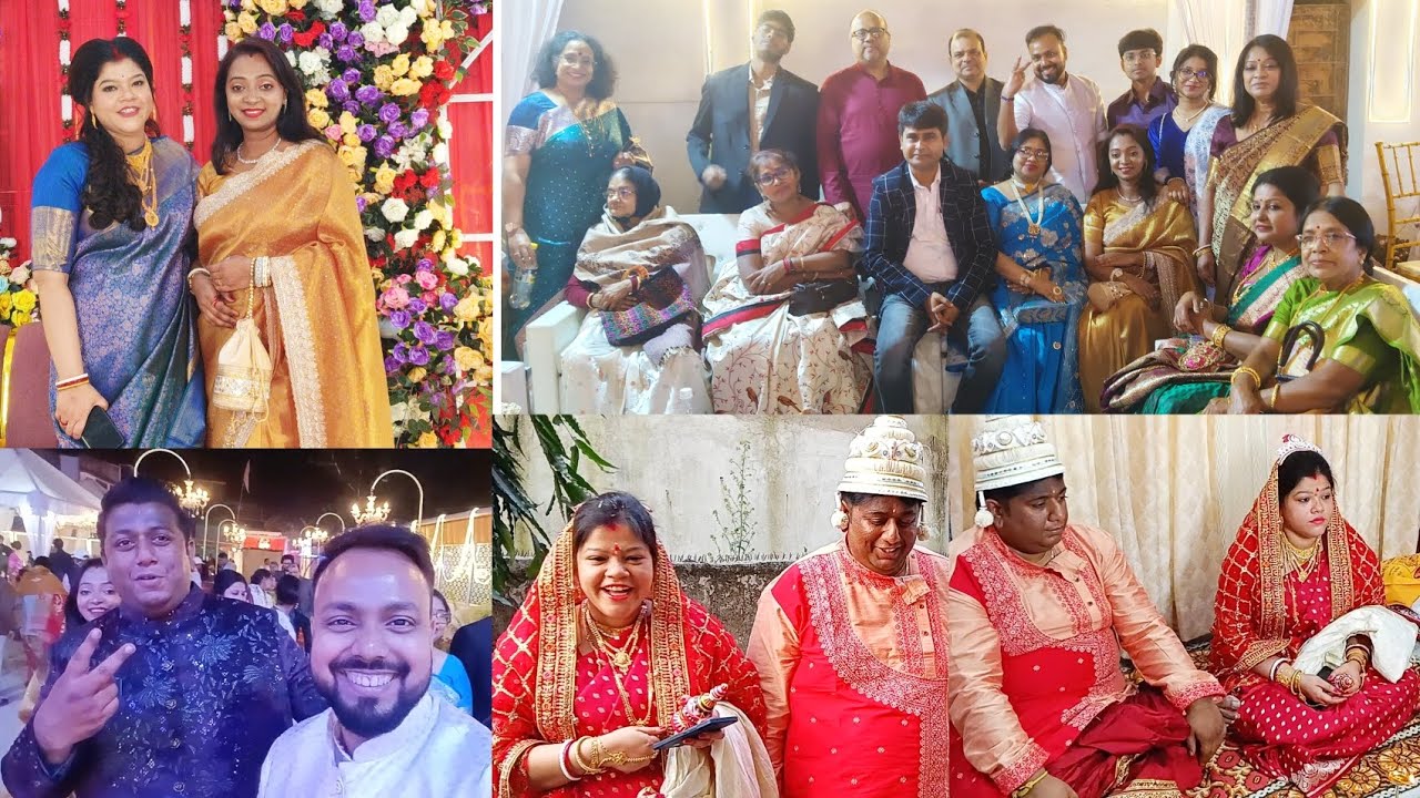 হাসতে হাসতে শ্বশুরবাড়ি চলে গেল ।। বিদায় বেলা।। Reception এর কিছু মুহূর্ত।।  #weddingday 