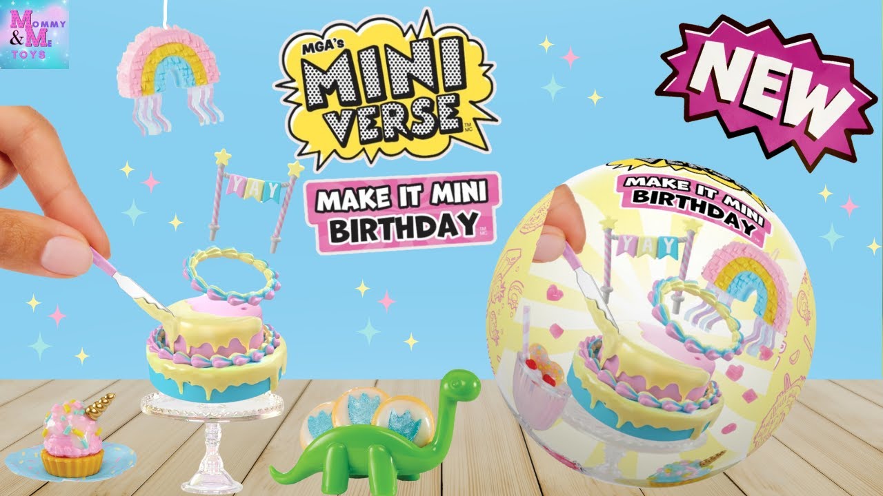 (PARTY TIME!) UNBOXING THE NEW MINIVERSE MAKE IT MINI BIRTHDAY SERIES 1!
