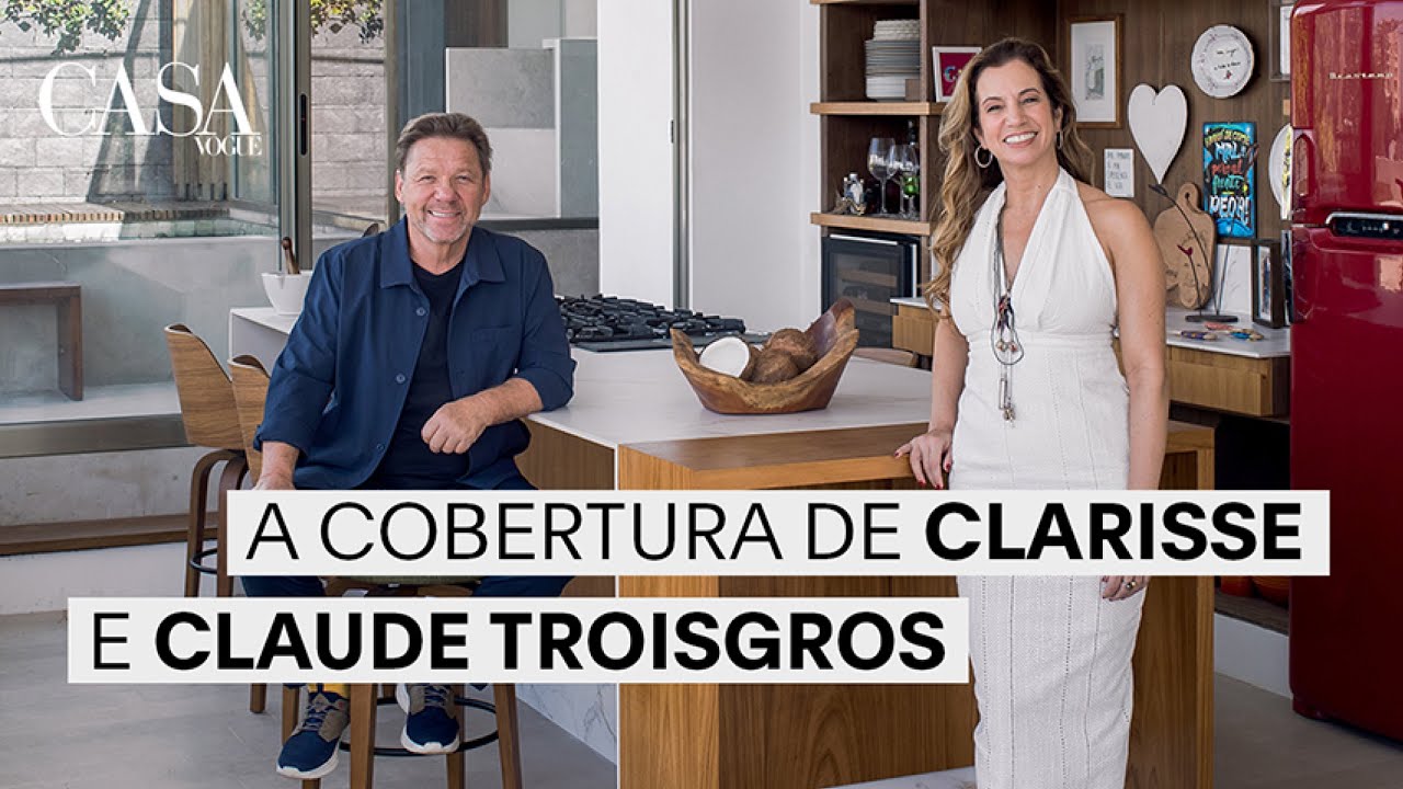 Tour pela cobertura carioca de Clarisse e Claude Troisgros | CASA VOGUE