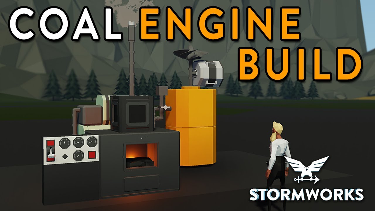 Building a Coal Powered Steam Engine!!!! - Stormworks