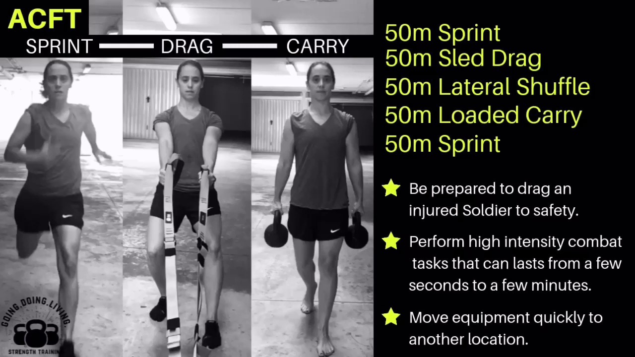 AFT Sprint-Drag-Carry Technique