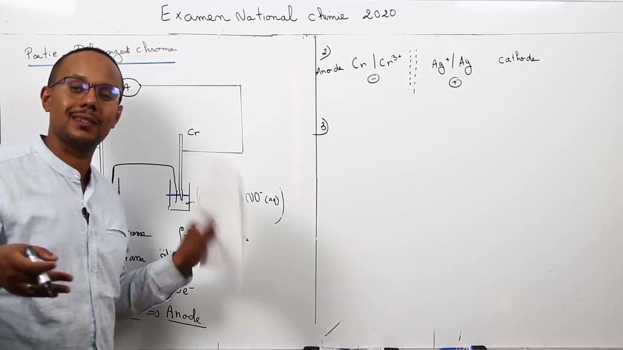 Préparation pour rattrapage 2025  : correction Examen national 2020 chimie ( les piles )