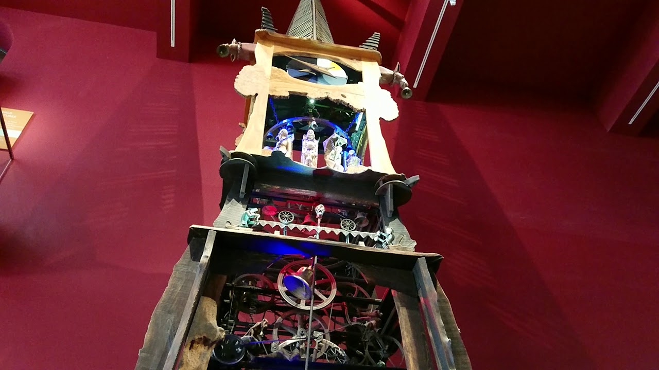 Millennium clock tower, National Museums of Scotland