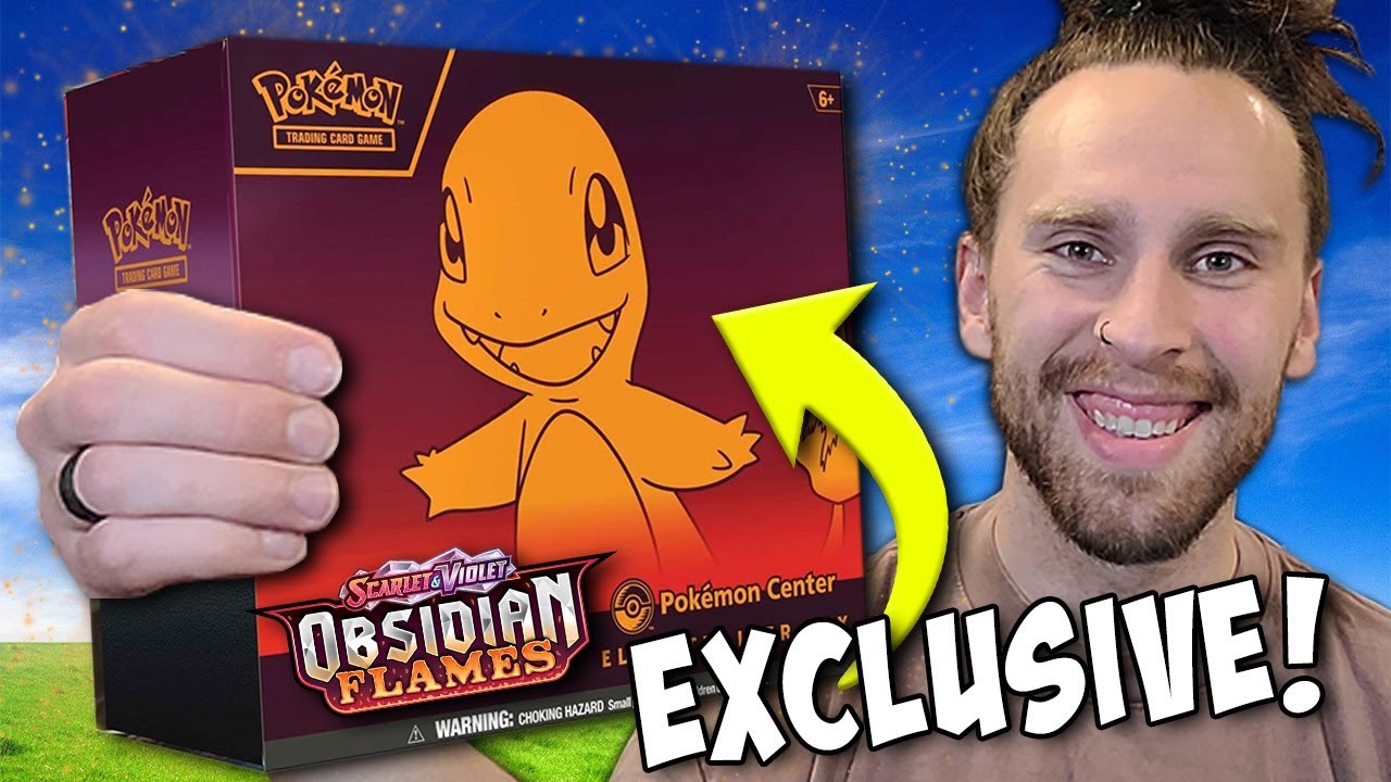 Opening the OBSIDIAN FLAMES Pokémon Center Exclusive ETB!