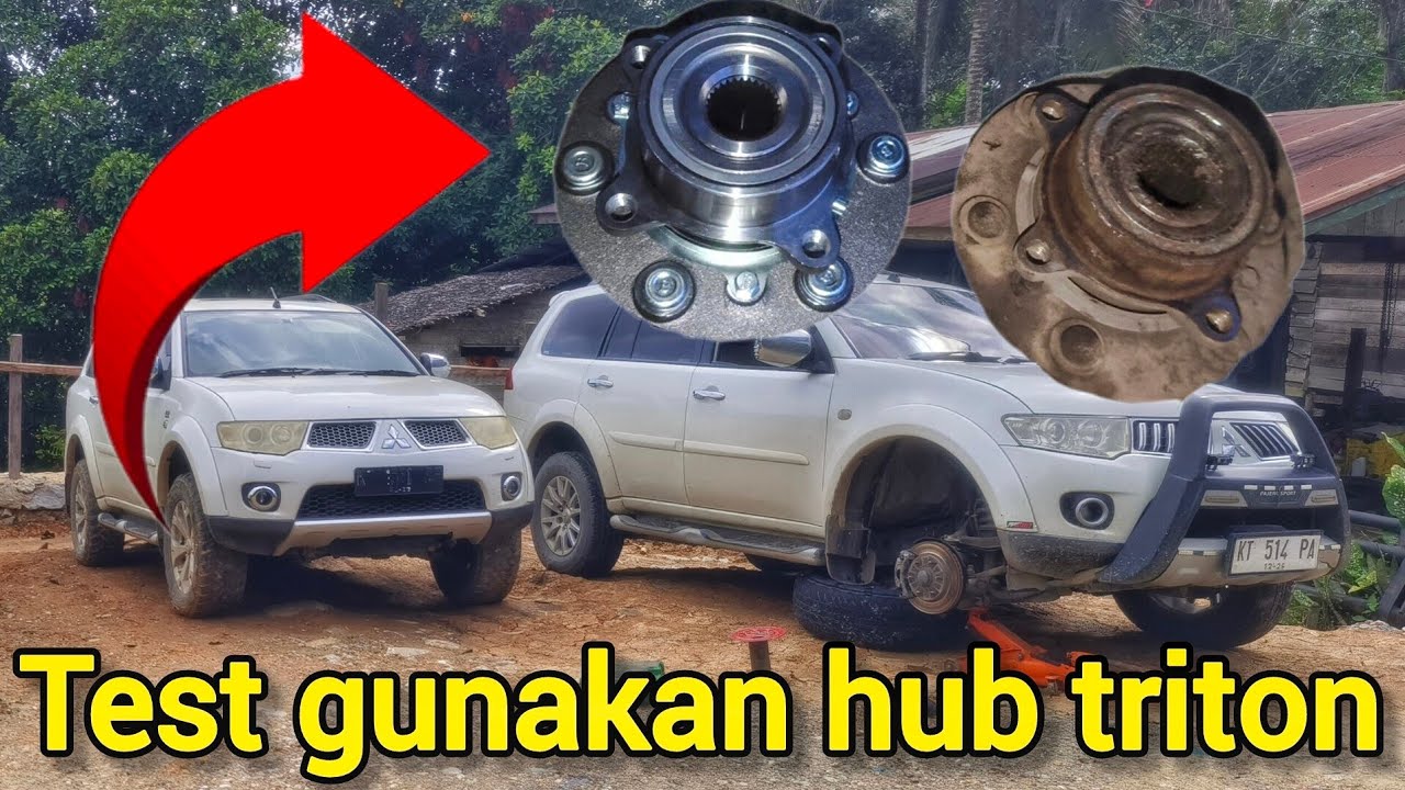 Wheel hub front‼️cara mengganti hub roda depan pajero dakar #mitsubishi #triton #pajero 
