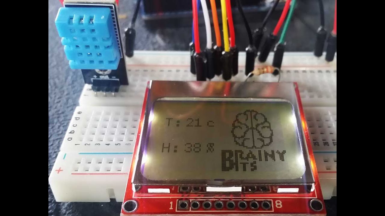 How to use a Nokia 5110 LCD display with an Arduino - Tutorial
